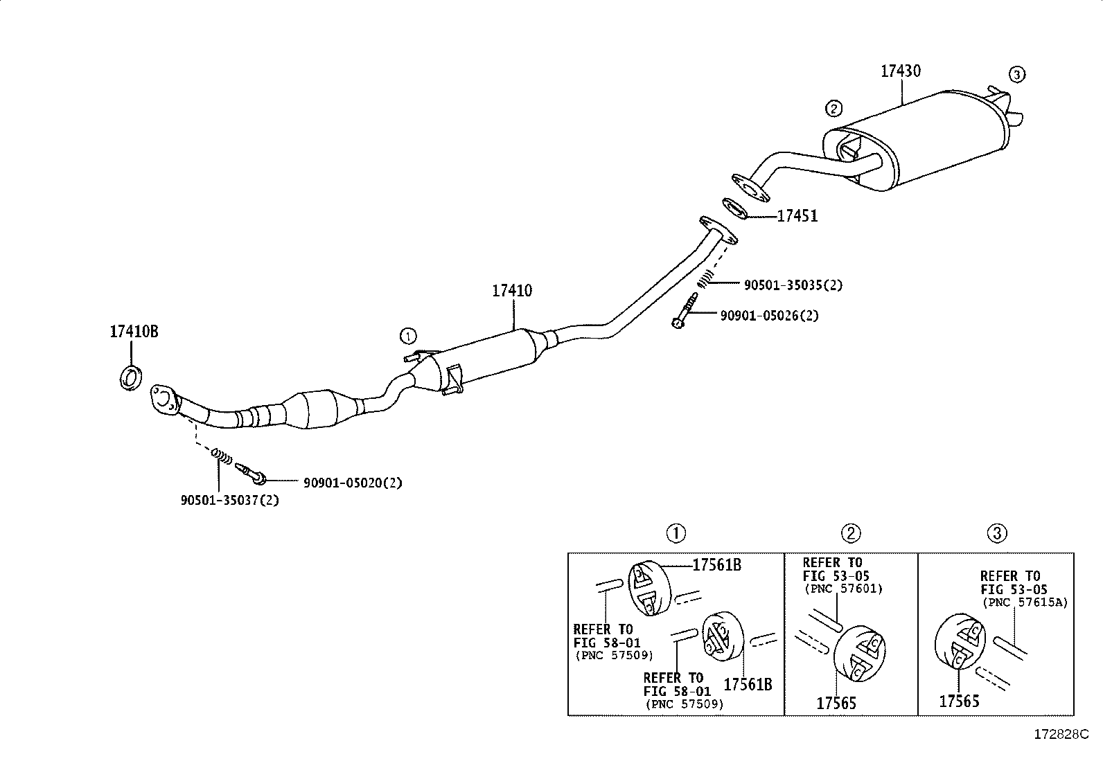 17430-22410 PIPE ASSY, EXHAUST, TAIL product image