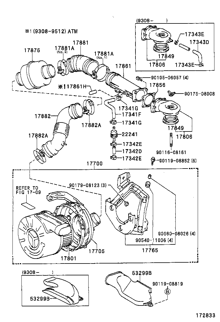 17705-73130 CAP SUB-ASSY, AIR CLEANER product image