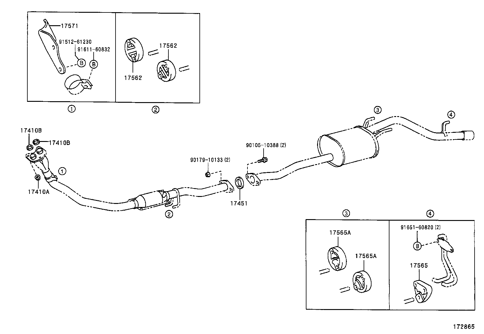 17430-3D041 PIPE ASSY, EXHAUST, TAIL product image