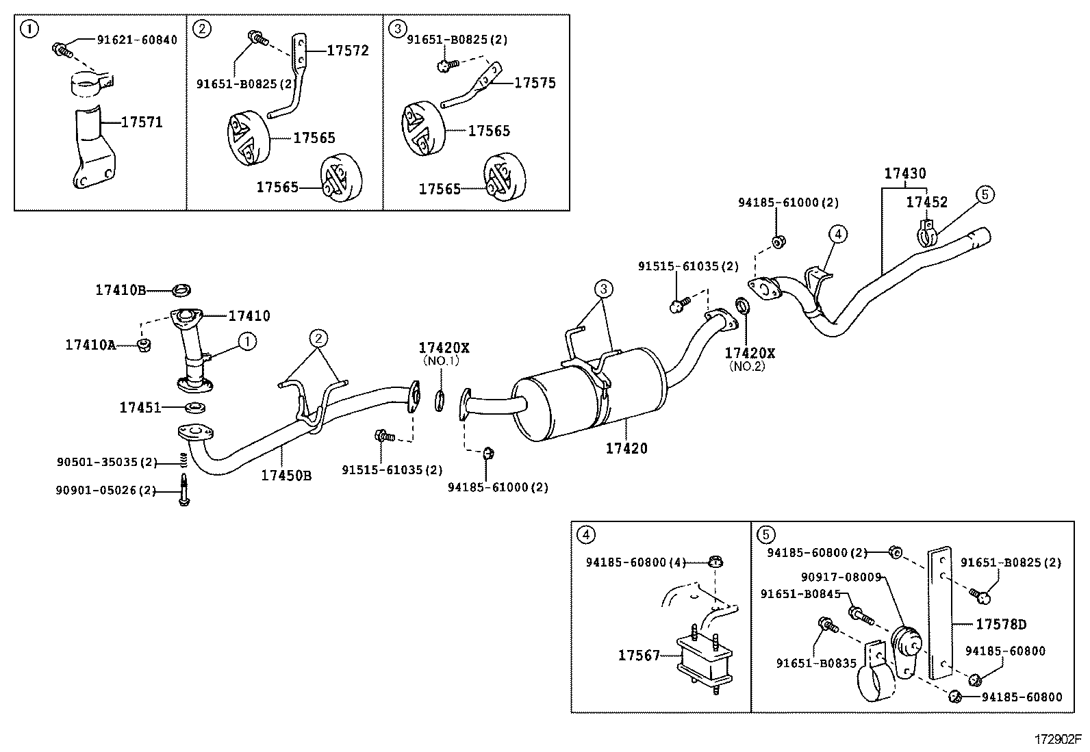 17430-5D270 PIPE ASSY, EXHAUST, TAIL product image