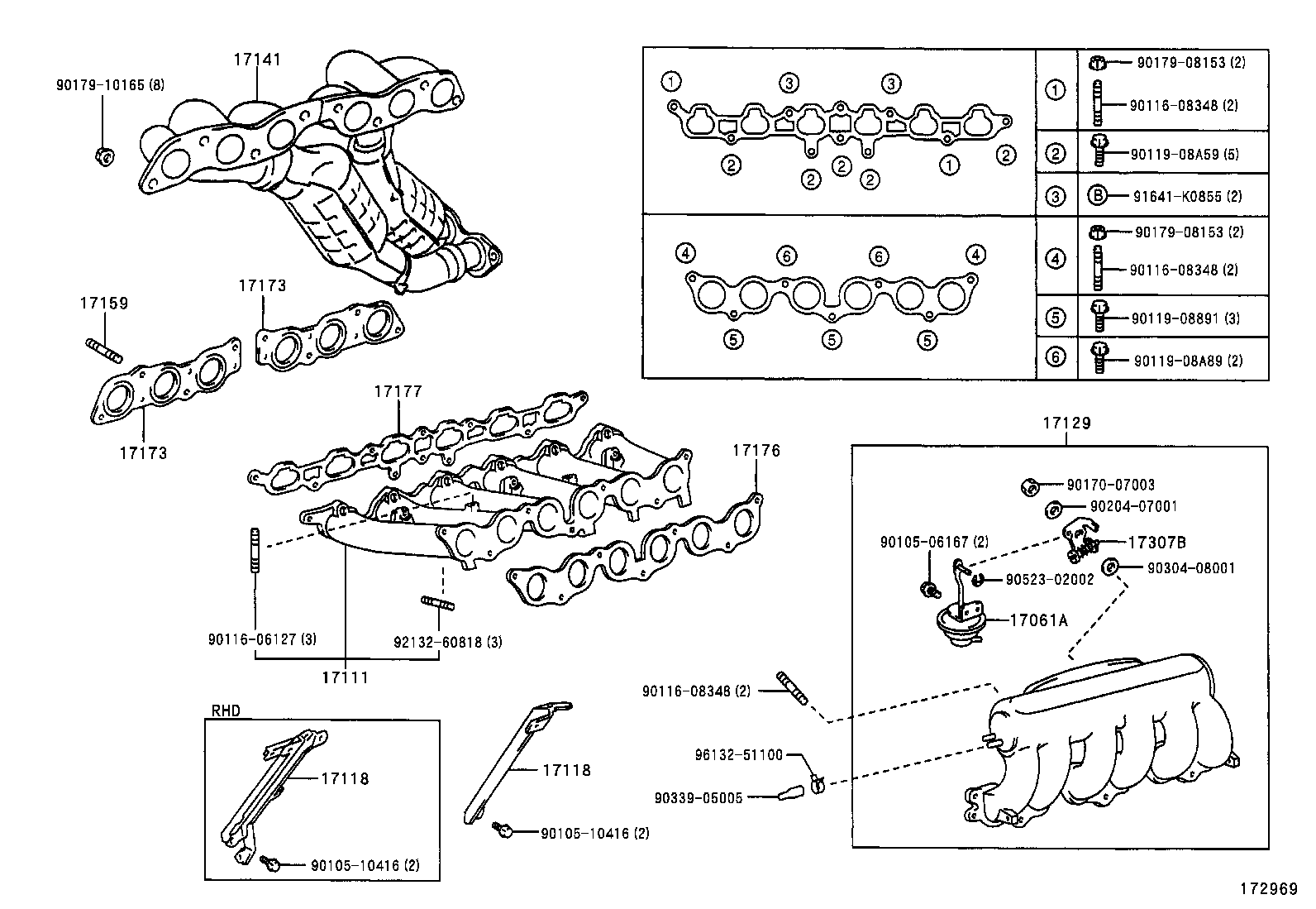 17101-70100 MANIFOLD, INTAKE product image