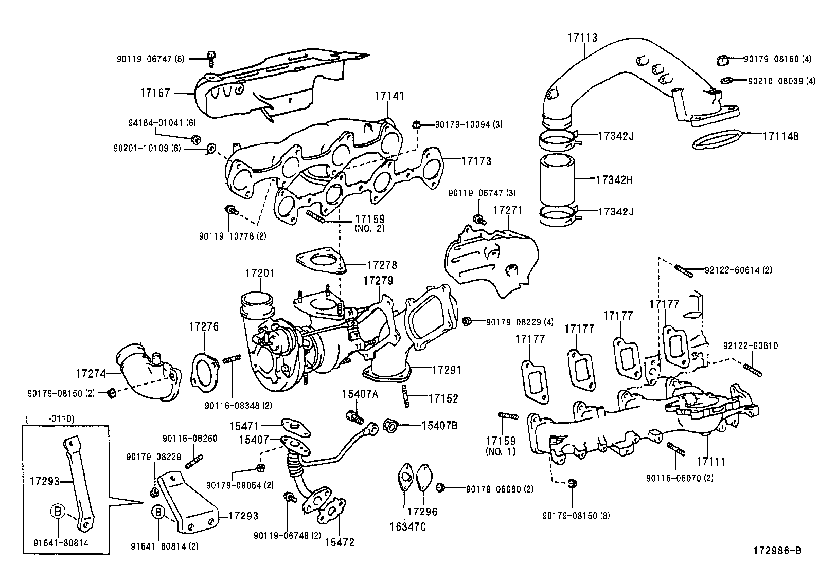 17111-35091 MANIFOLD, INTAKE product image