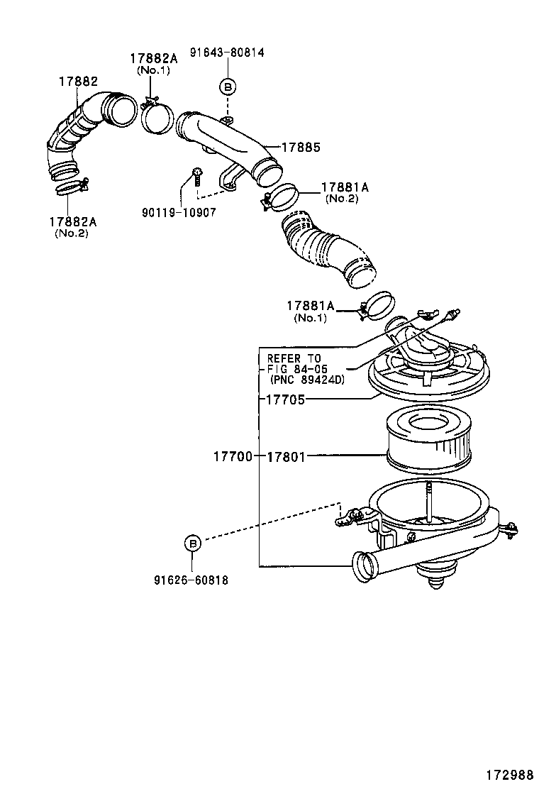 17700-67210 CLEANER ASSY, AIR product image