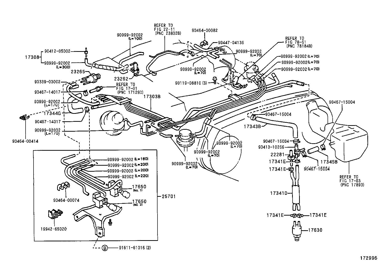 17344-65010 HOSE, AIR, NO.4 product image