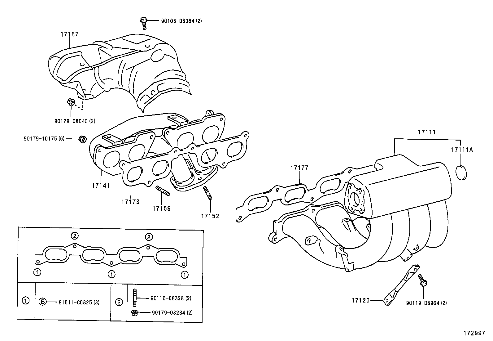 17101-75032 MANIFOLD, INTAKE product image