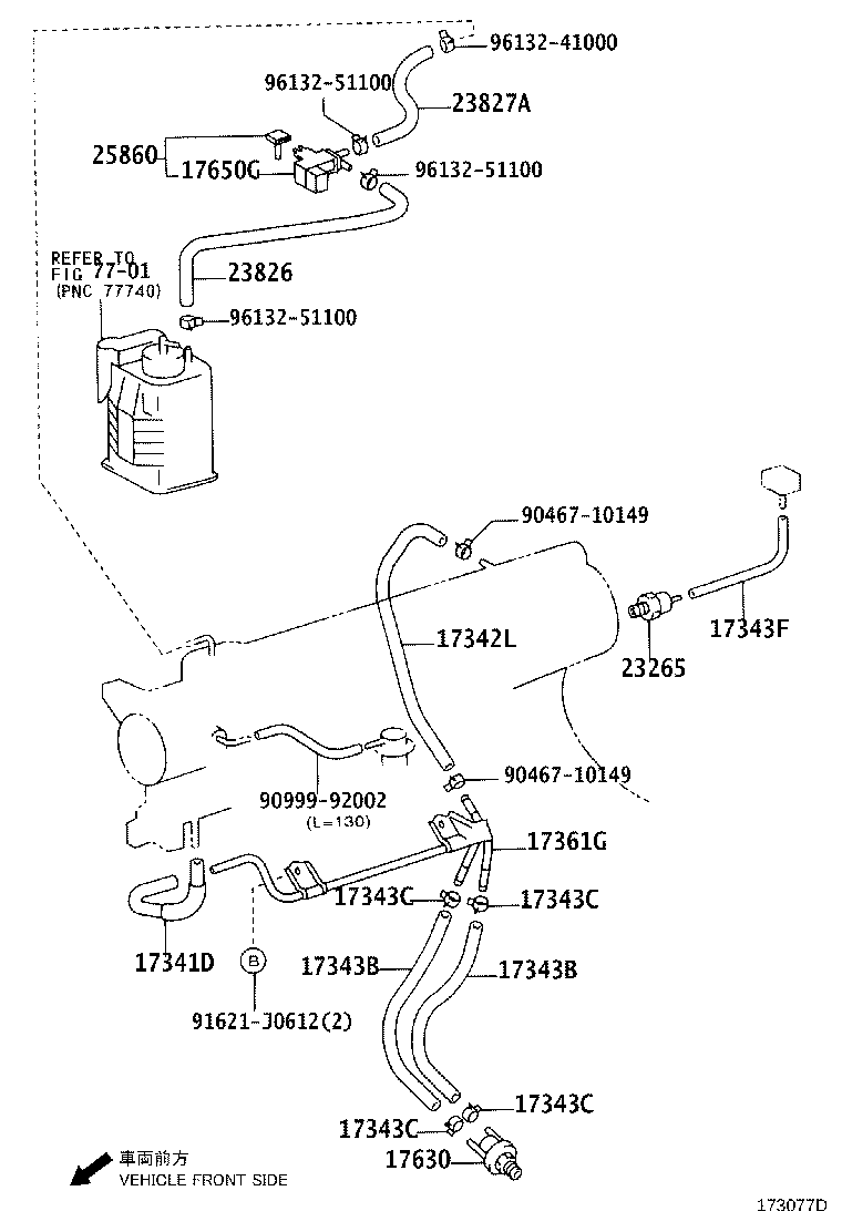 25701-70010 VALVE SET, EMISSION CONTROL product image