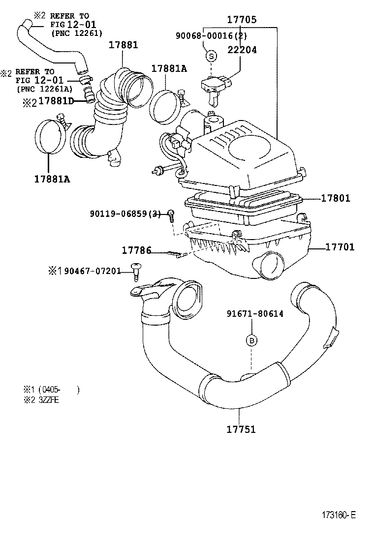 17341-27010 HOSE, AIR, NO.1(FOR INTERCOOLER) product image