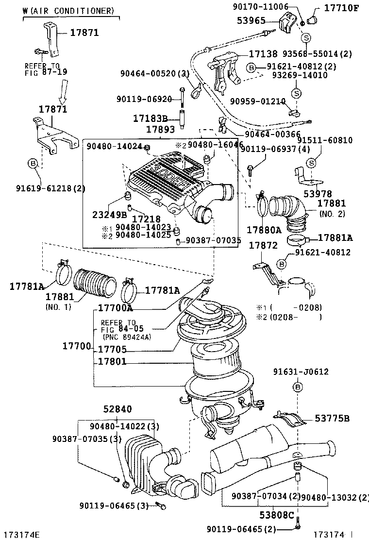 17138-30030 STAY, INTAKE PIPE OR HOSE product image