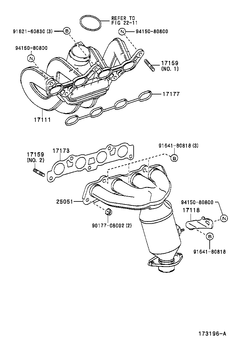 17118-23040 STAY, MANIFOLD product image