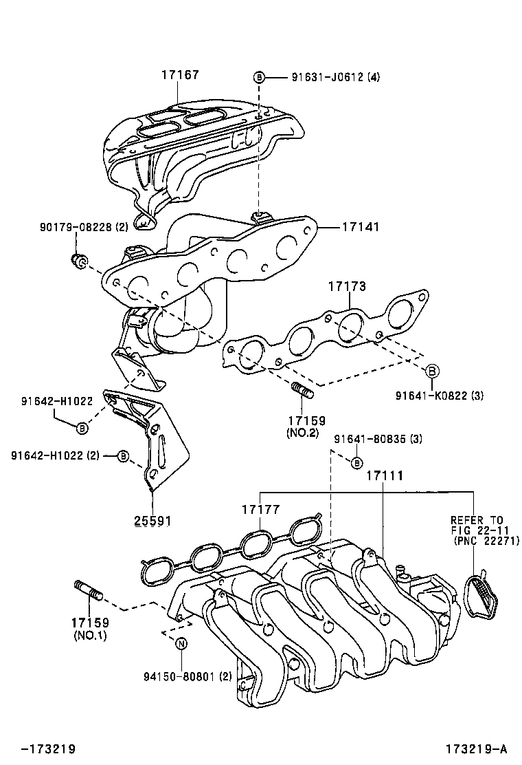 17118-23040 STAY, MANIFOLD product image