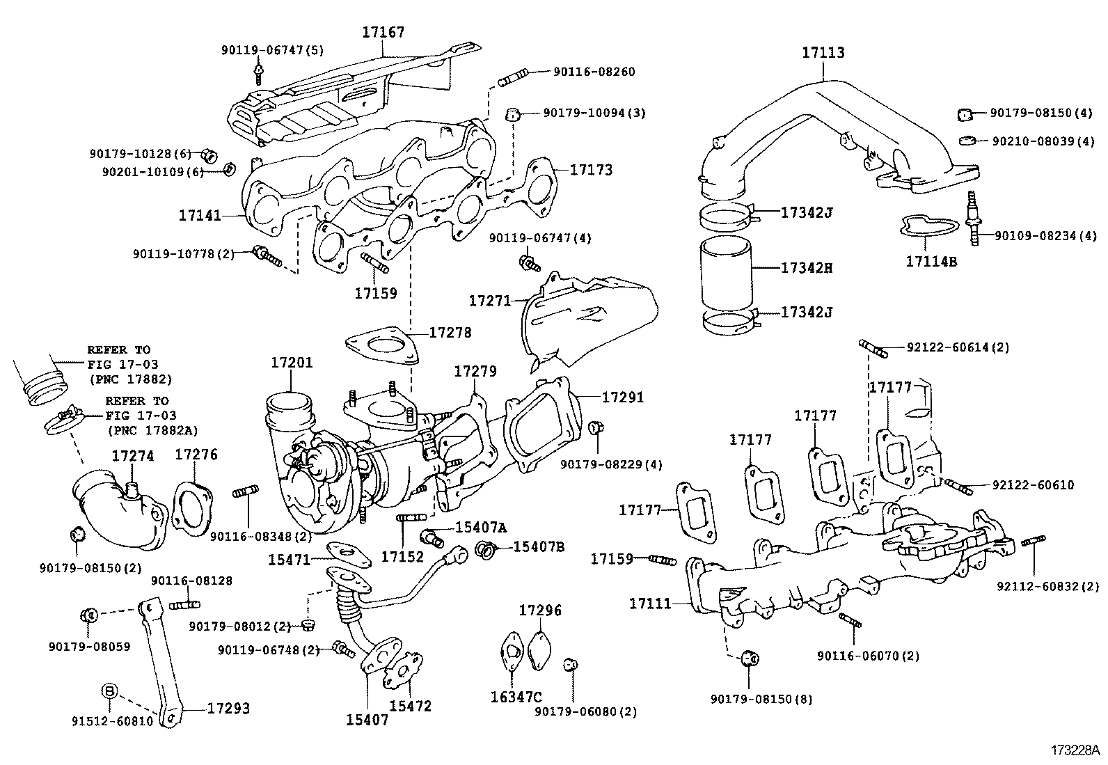 17101-67010 MANIFOLD, INTAKE product image