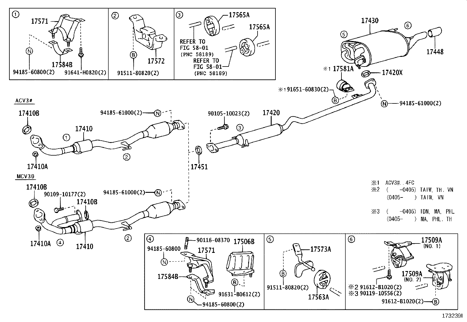 17430-28280 PIPE ASSY, EXHAUST, TAIL product image