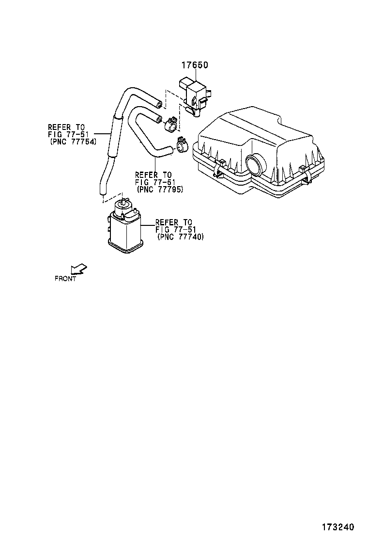 17650-97401 VALVE, DUTY VACUUM SWITCHING product image