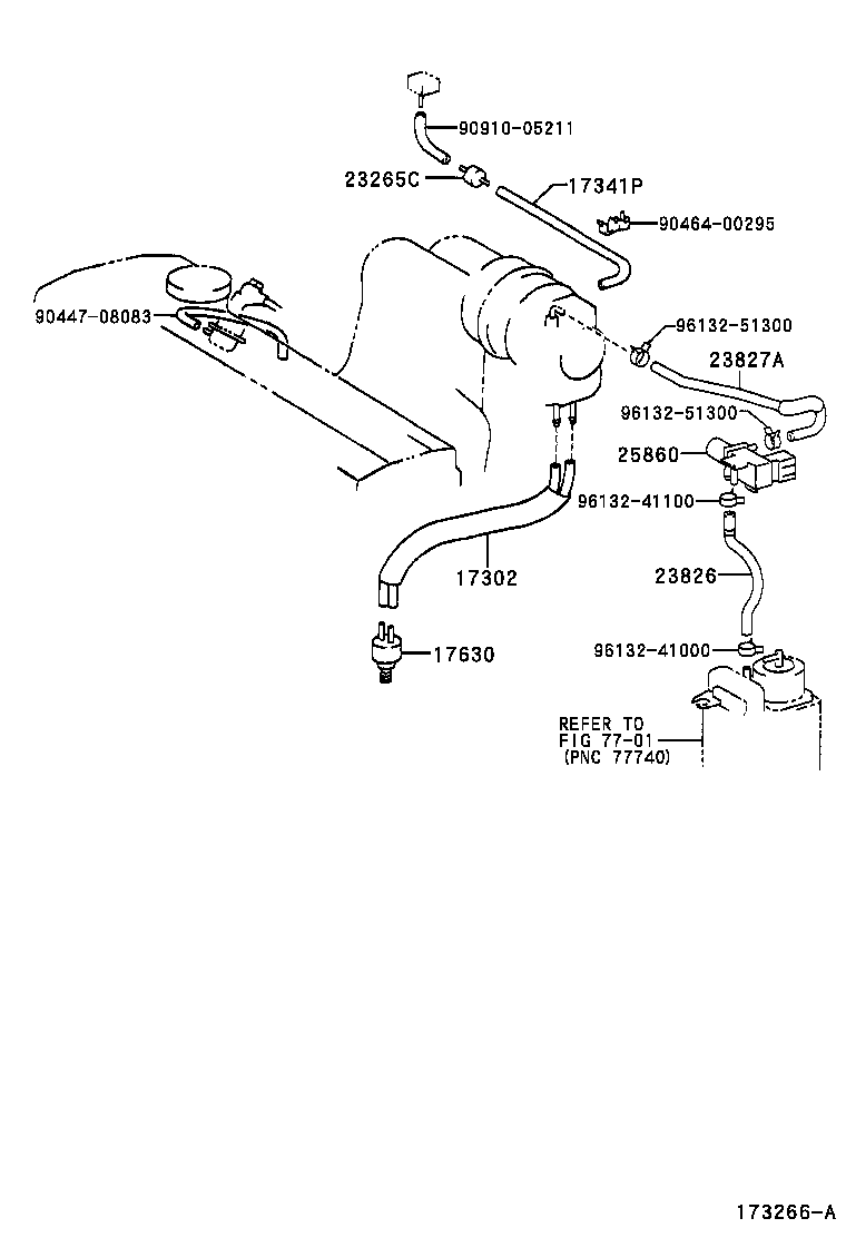 25860-11380 VALVE ASSY, VACUUM SWITCHING, NO.1 product image