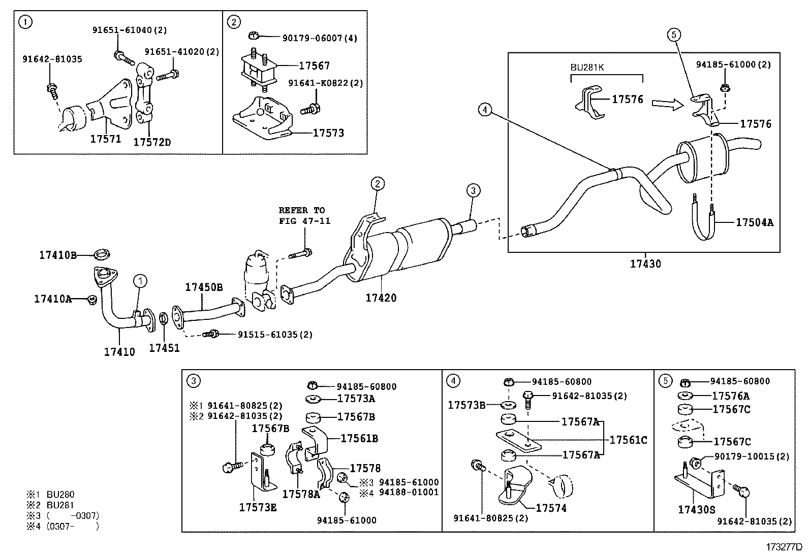 17430-5D270 PIPE ASSY, EXHAUST, TAIL product image
