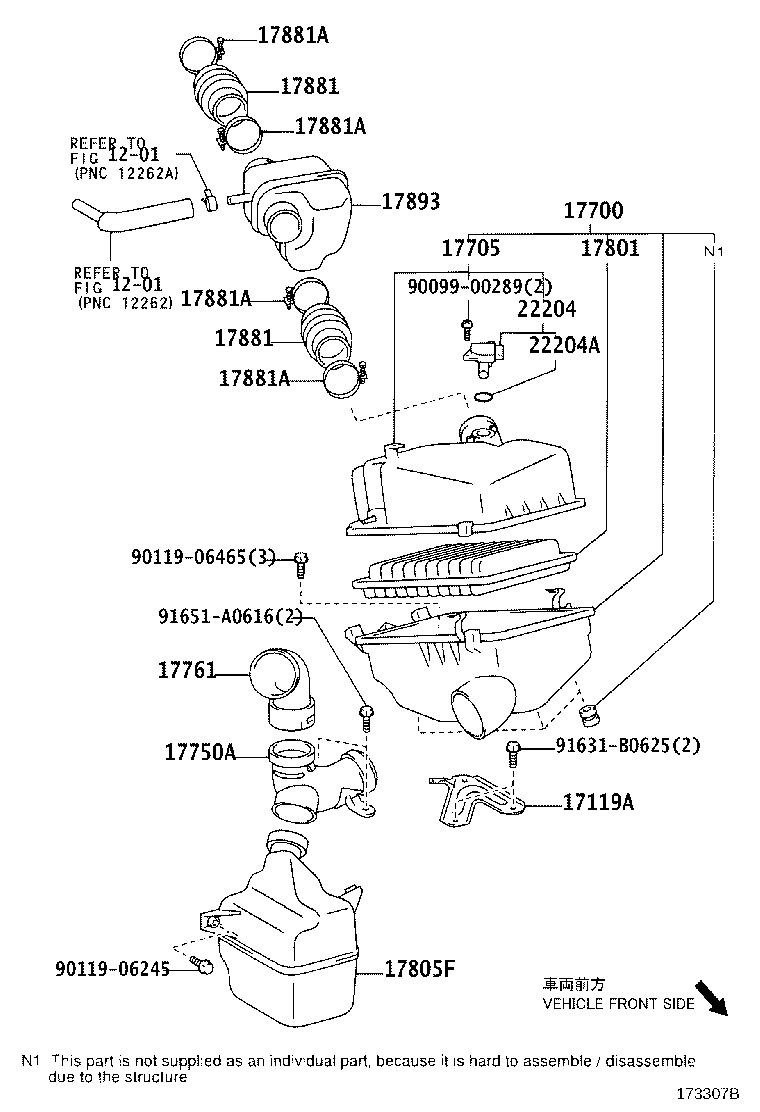 17705-0H060 CAP SUB-ASSY, AIR CLEANER product image