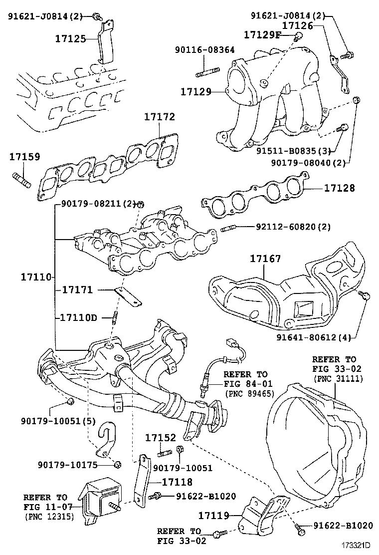 17101-64210 MANIFOLD, INTAKE product image