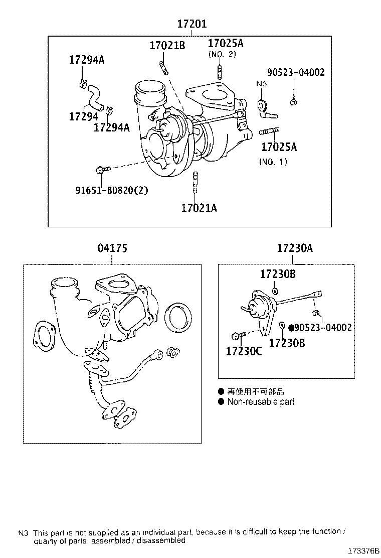 17150-31021 MANIFOLD SUB-ASSY, EXHAUST, LH product image