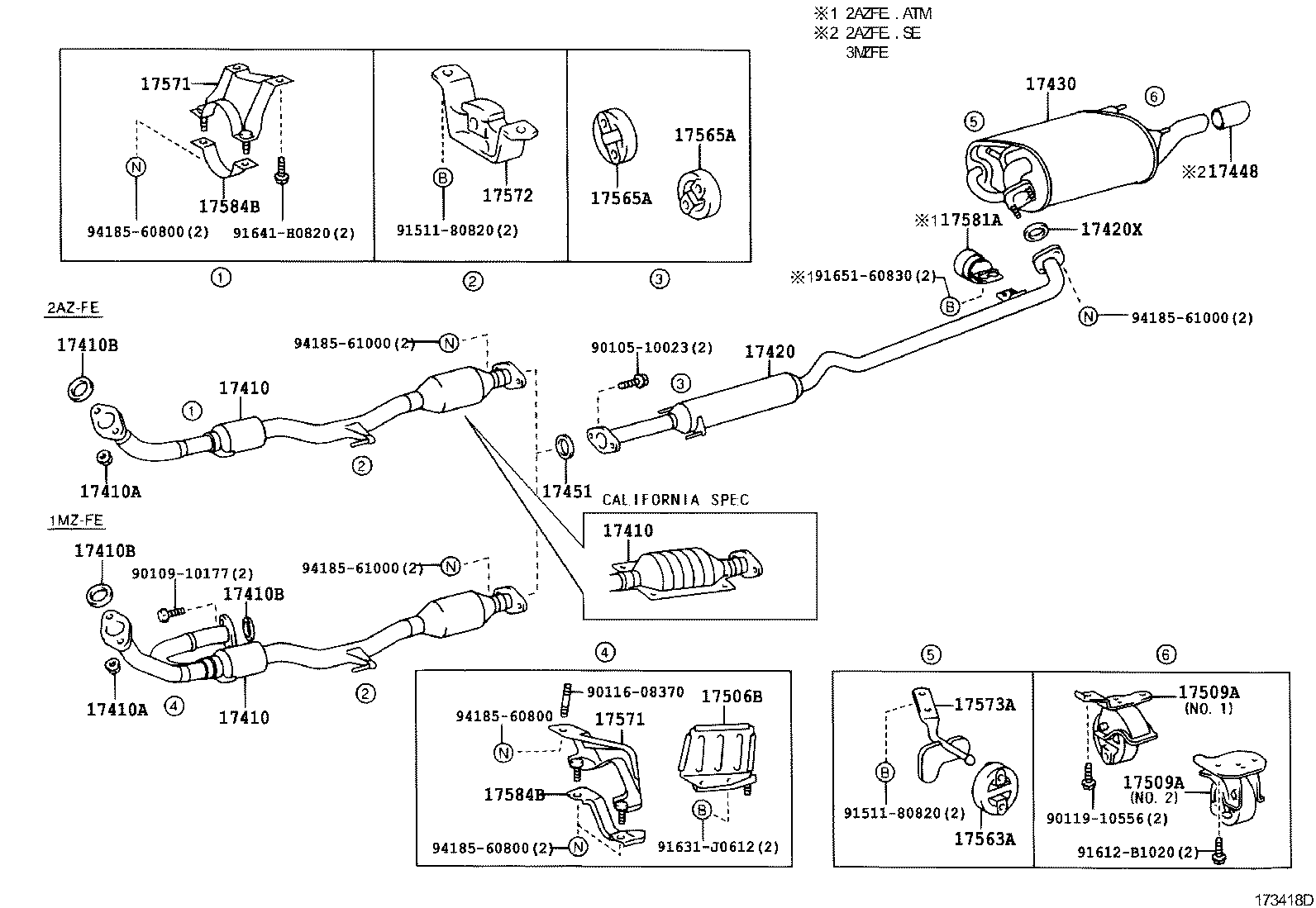 17430-28360 PIPE ASSY, EXHAUST, TAIL product image
