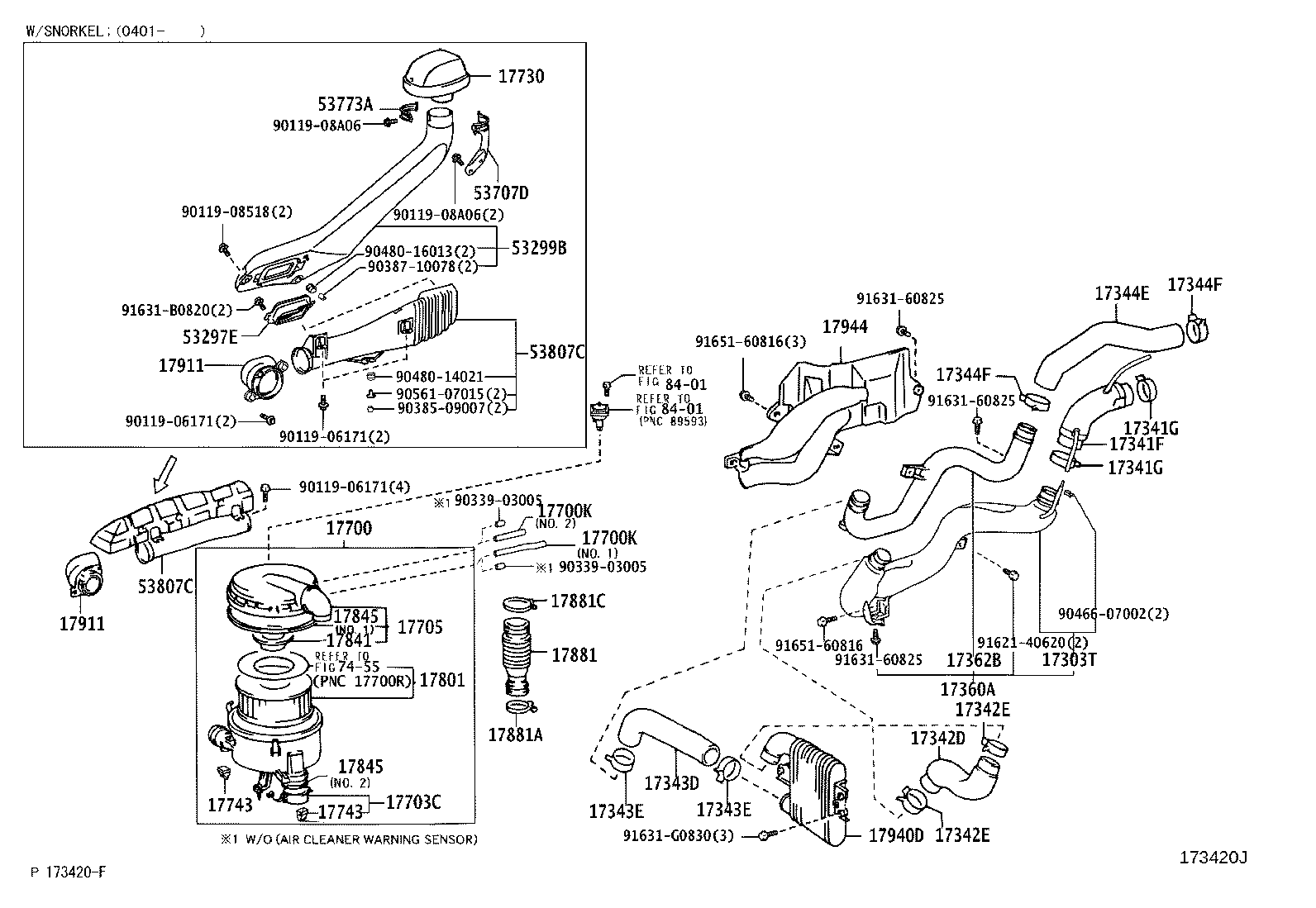17700-66180 CLEANER ASSY, AIR product image