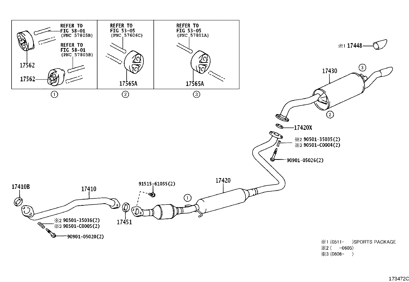 17430-02260 PIPE ASSY, EXHAUST, TAIL product image