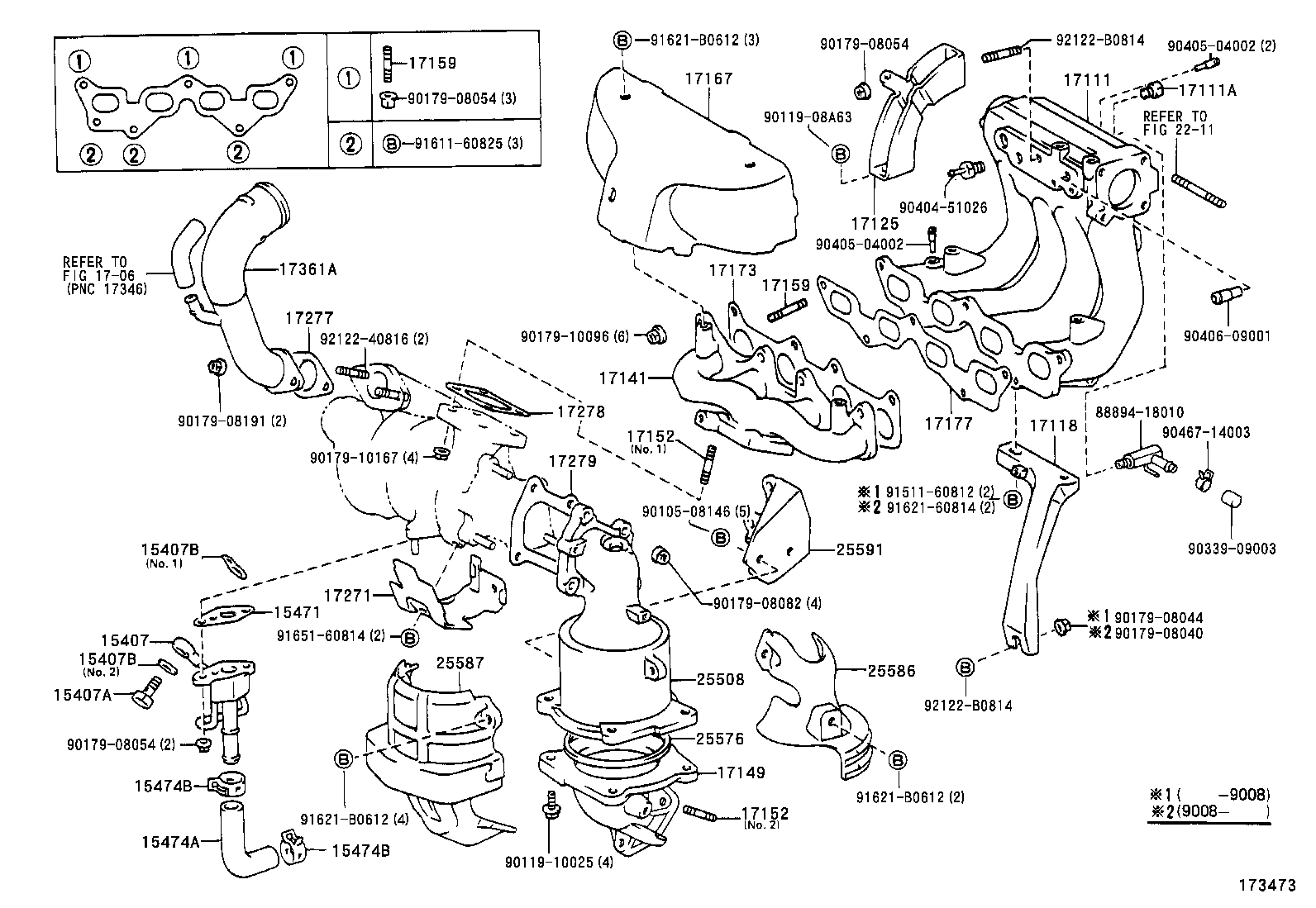 15407-11020 PIPE SUB-ASSY, TURBO OIL INLET product image