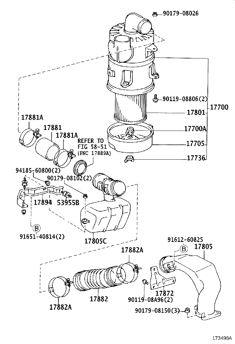 17700-54632 CLEANER ASSY, AIR product image