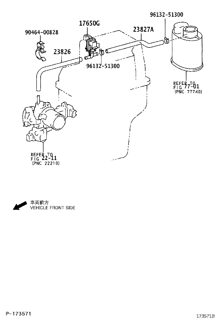 17650-97405 VALVE ASSY, VACUUM SWITCHING product image