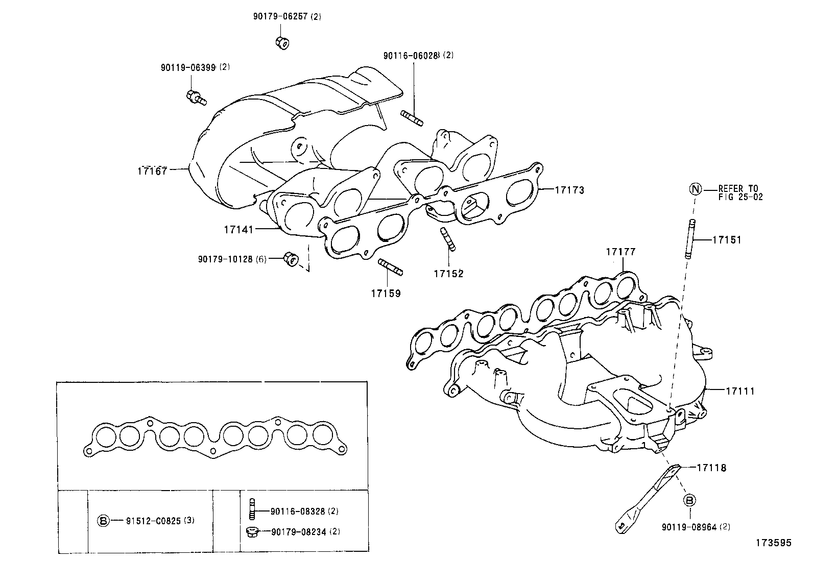 17111-58020 MANIFOLD, INTAKE product image