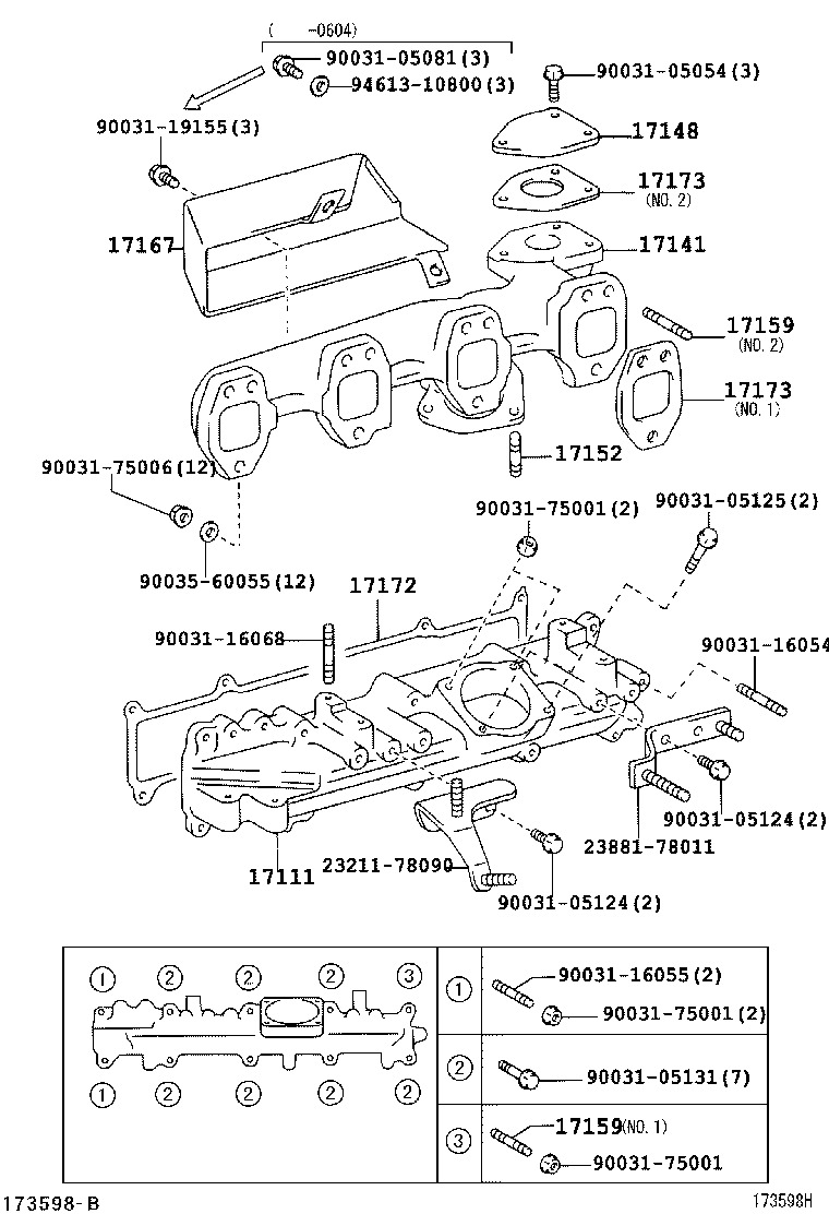 17111-78040 MANIFOLD, INTAKE product image
