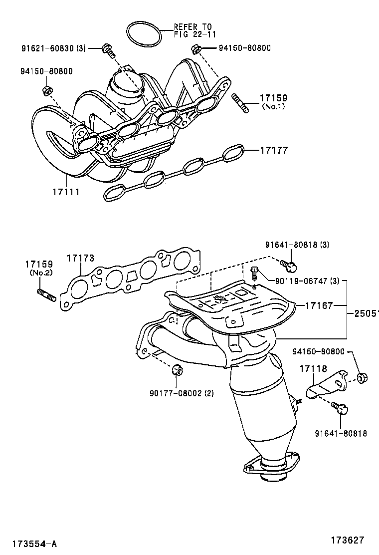 17118-23040 STAY, MANIFOLD product image