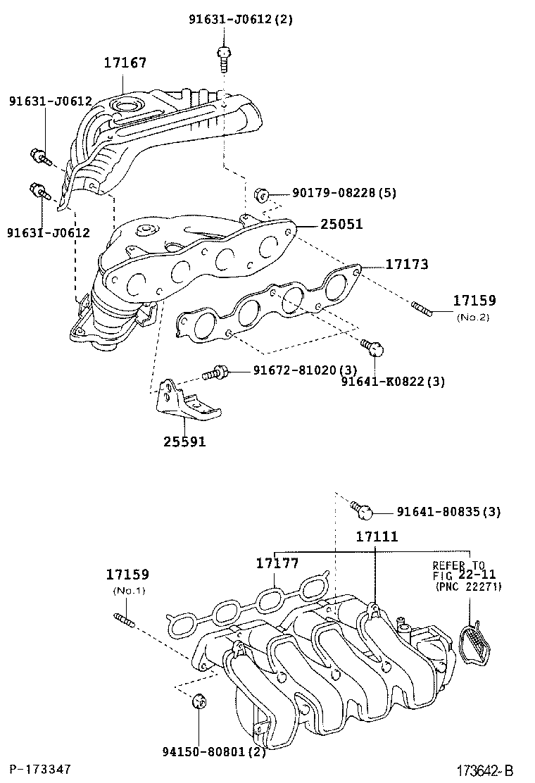 17118-23040 STAY, MANIFOLD product image