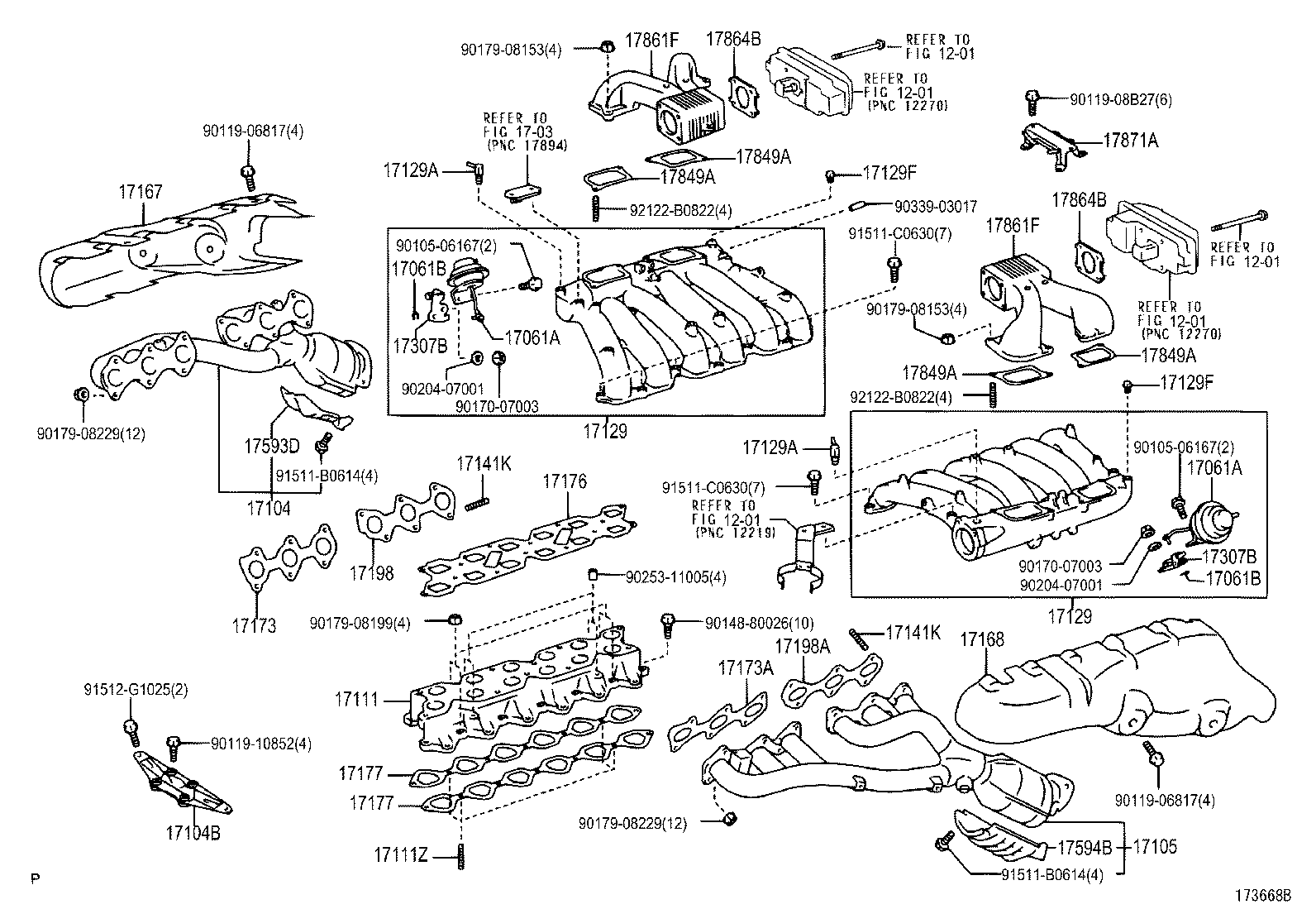 17111-32060 MANIFOLD, INTAKE product image