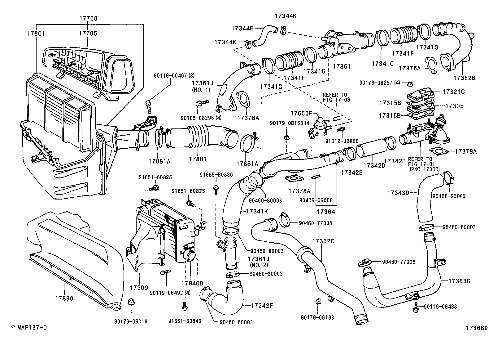 17700-46140 CLEANER ASSY, AIR product image