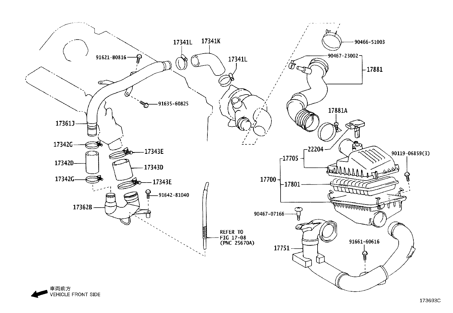 17705-0D060 CAP SUB-ASSY, AIR CLEANER product image