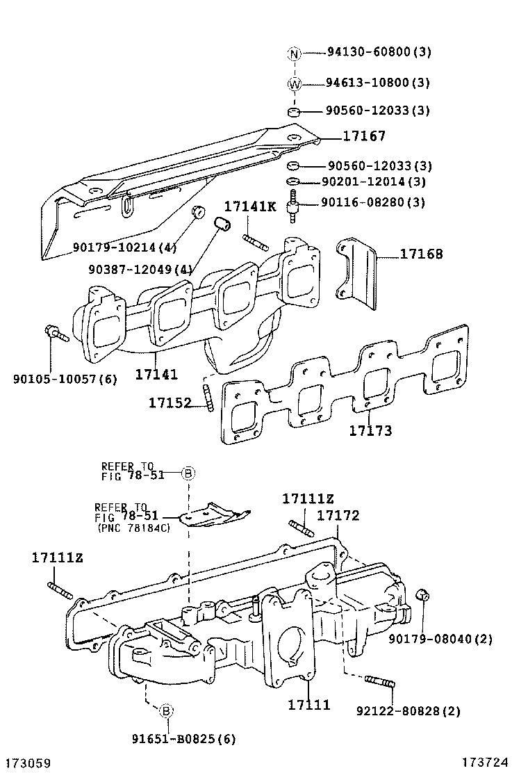 17111-58031 MANIFOLD, INTAKE product image