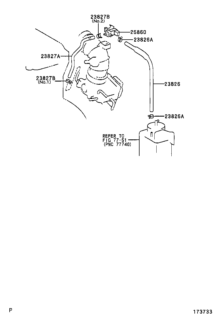 25860-28110 VALVE ASSY, VACUUM SWITCHING, NO.1 product image