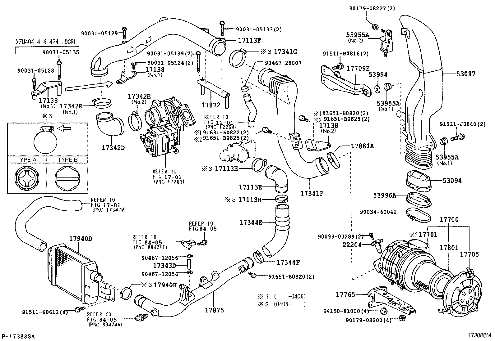 90034-61065 CLAMP OR CLIP(FOR AIR HOSE, NO.1) product image