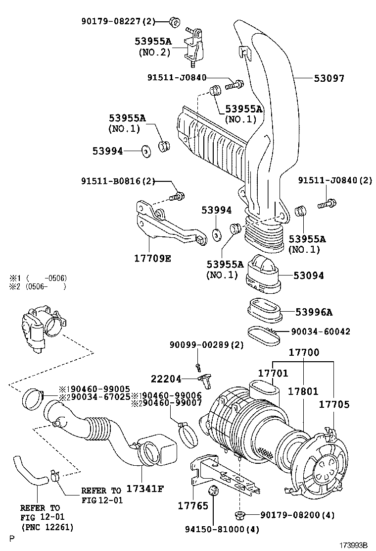 90034-61065 CLAMP OR CLIP(FOR AIR HOSE, NO.1) product image