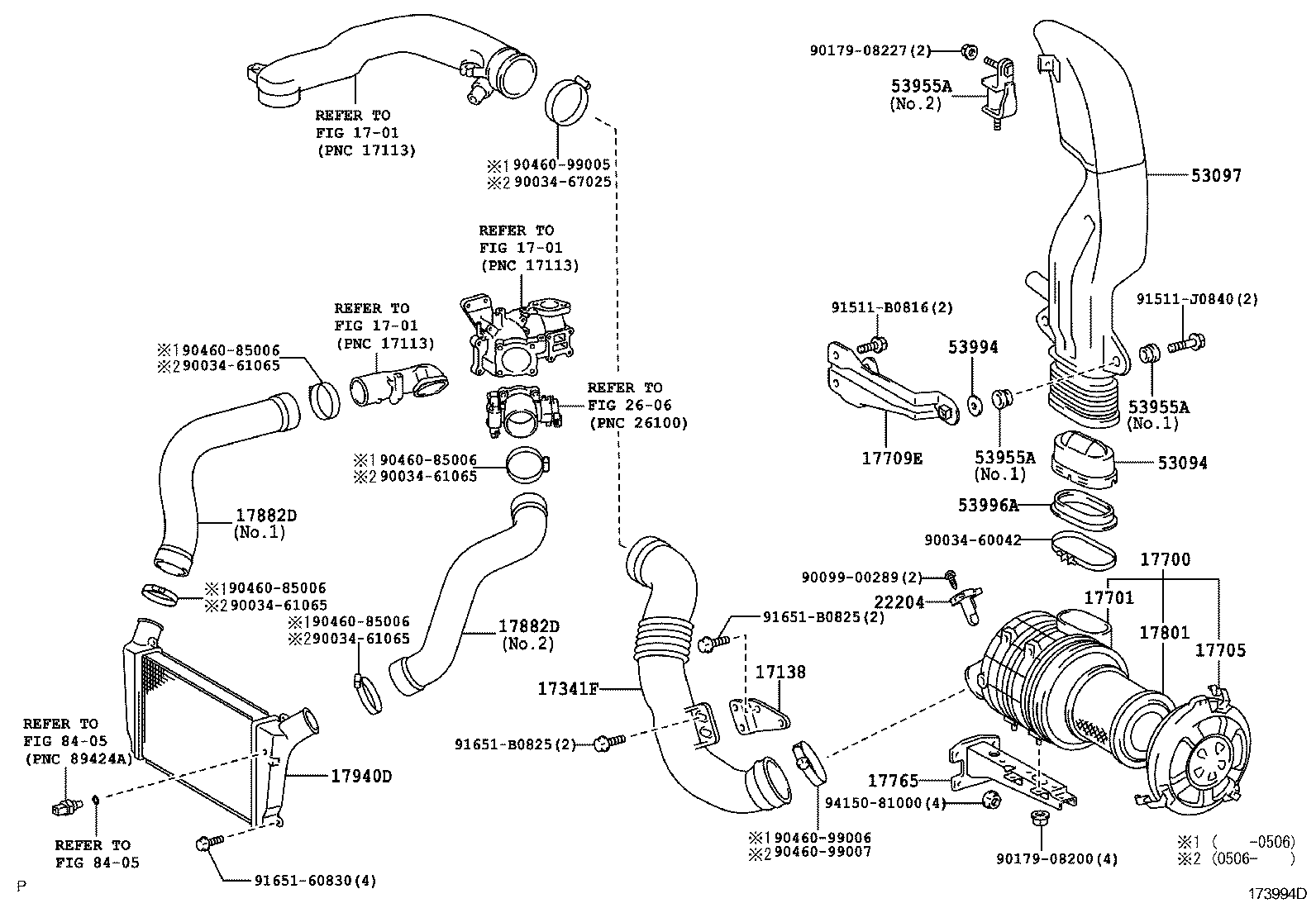 90034-61065 CLAMP OR CLIP(FOR AIR HOSE, NO.1) product image