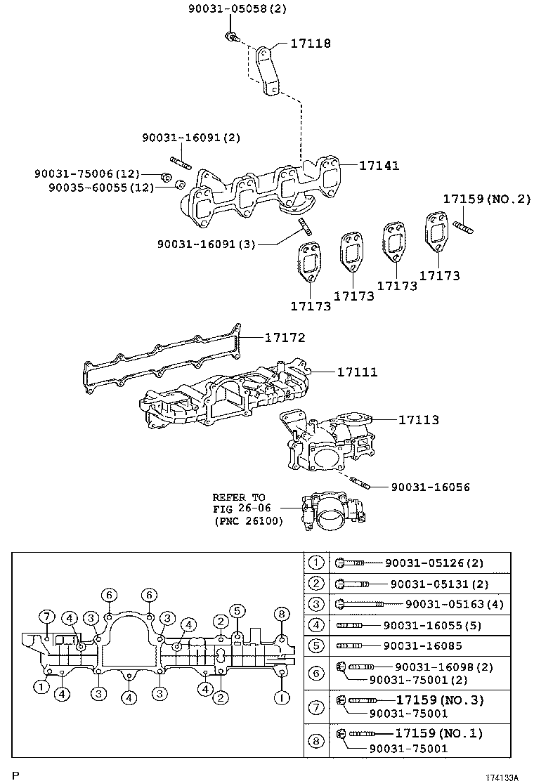 17455-78160 STAY, MANIFOLD product image
