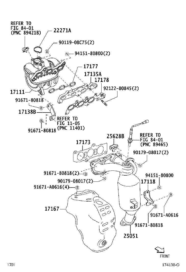 17101-B1010 MANIFOLD, INTAKE product image