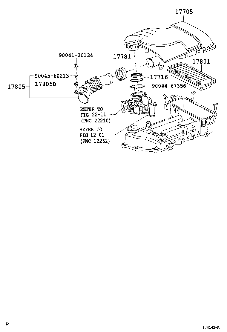 17308-97403 HOSE, AIR, NO.3 product image