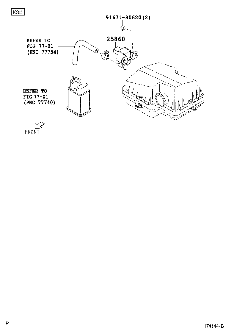 17650-97403 VALVE ASSY, VACUUM SWITCHING, NO.1 product image