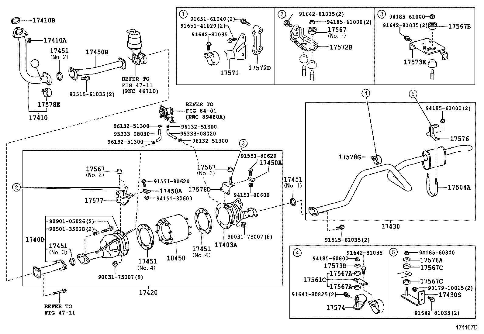 17430-5D270 PIPE ASSY, EXHAUST, TAIL product image