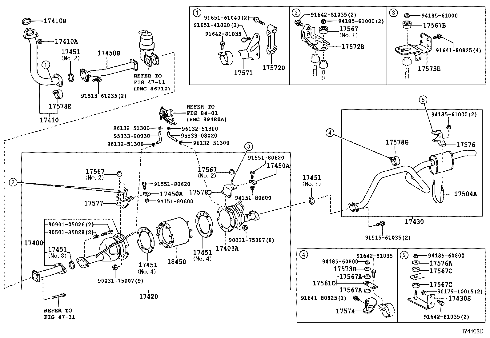 17430-5D270 PIPE ASSY, EXHAUST, TAIL product image
