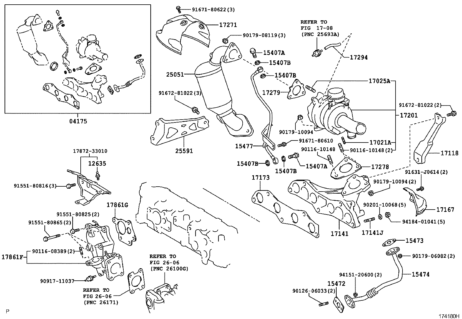 17118-22090 STAY, MANIFOLD product image