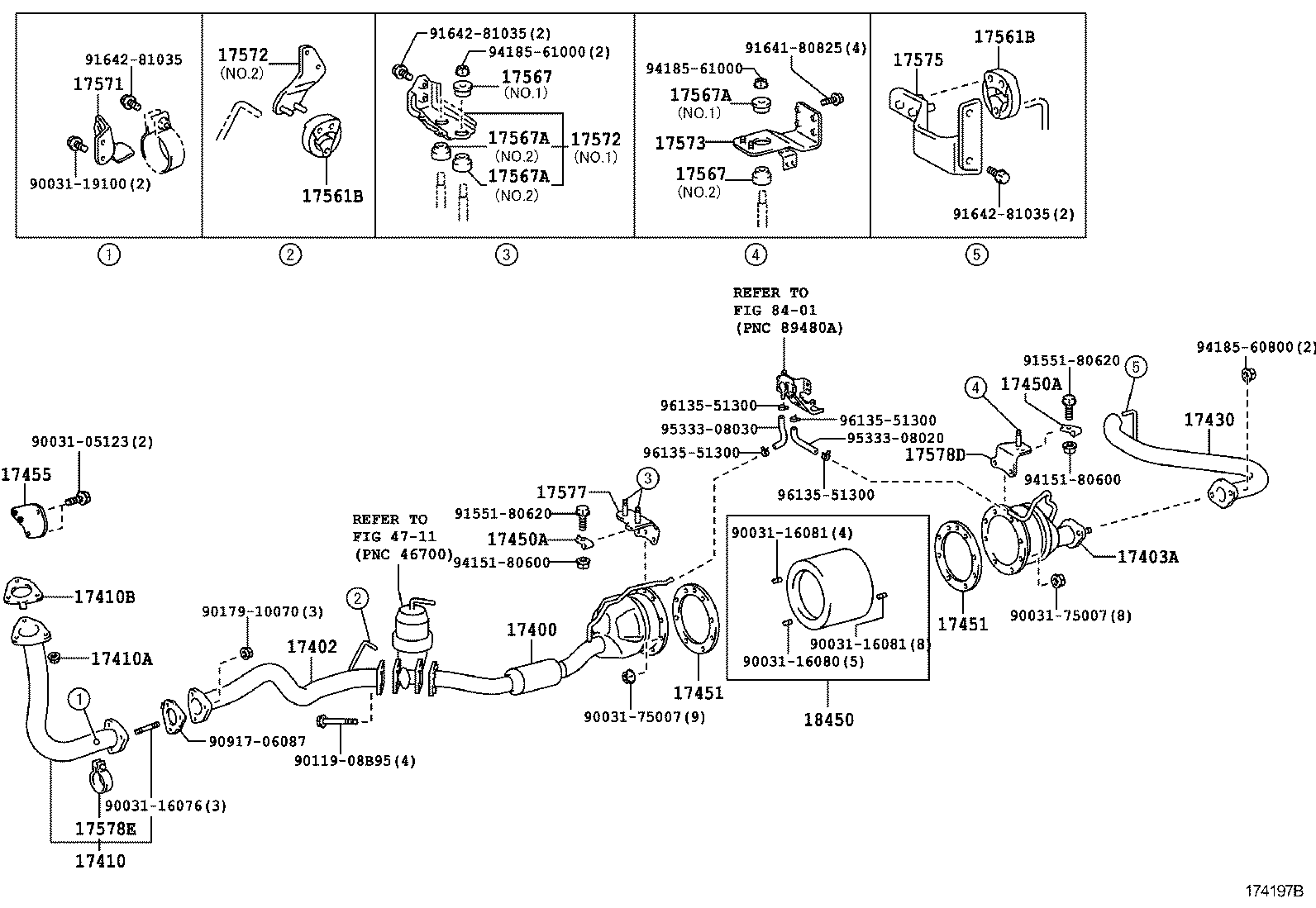 17405-78680 PIPE ASSY, EXHAUST, TAIL product image