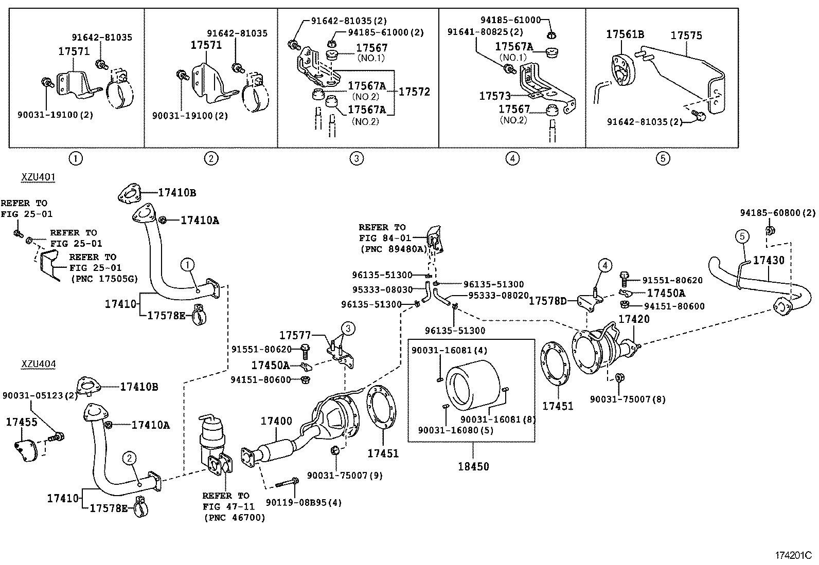 17405-78680 PIPE ASSY, EXHAUST, TAIL product image
