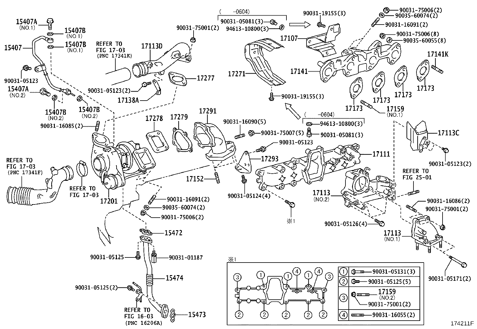 17141-78190 MANIFOLD, EXHAUST product image